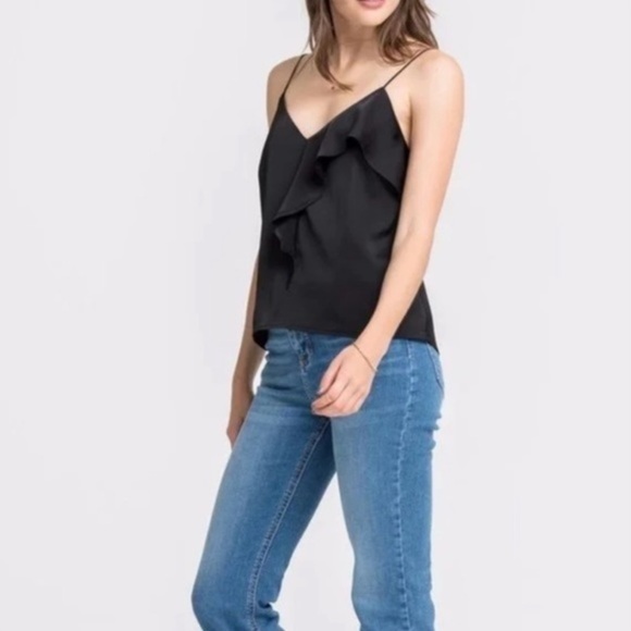 New York and Company  ruffled tank top - Picture 2 of 7